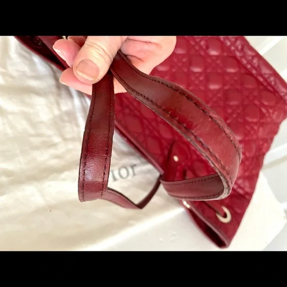 Authentic Christian Dior PANAREA red handbag - Picture 15 of 16